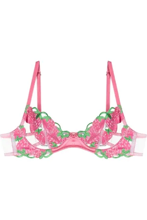 FLEUR DU MAL Wild Strawberry demi bra