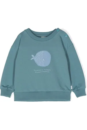 KNOT Fish-print cotton sweatshirt