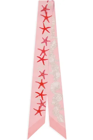 VERSACE Barocco Sea silk scarf tie