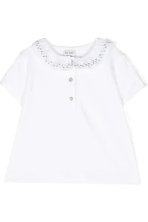 KNOT Patrice floral-embroidery T-shirt