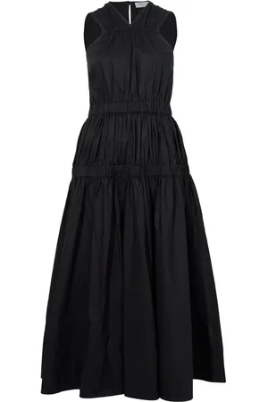 Proenza Schouler Libby ruched-detail cotton dress