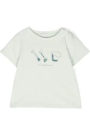 KNOT Sand Artist-print cotton T-shirt