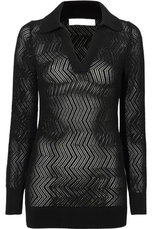Proenza Schouler Agnes pointelle-knit cotton top