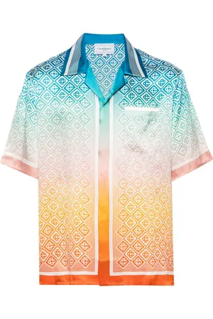 Casablanca Diamond Monogram silk shirt
