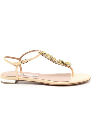 Aquazzura Gin Tonic crystal-embellished sandals