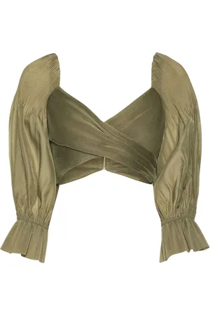 ZIMMERMANN Plissé cropped top
