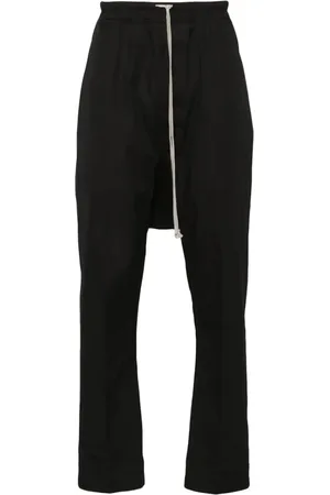 Rick Owens Drawstring drop-crotch trousers