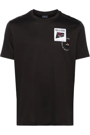 Paul & Shark Logo-patch cotton T-shirt