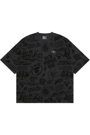 A Bathing Ape Logo-appliqué cotton T-shirt
