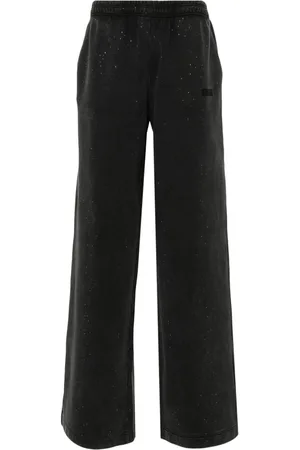 Vetements Crystal-embellished track pants