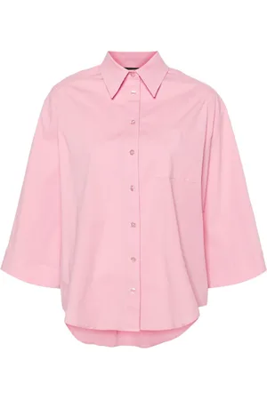 FEDERICA TOSI Straight-collar cotton shirt