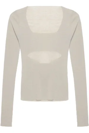 Quira Long-sleeve ribbed-knit top