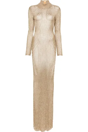 Tom Ford Open-back knitted maxi dress