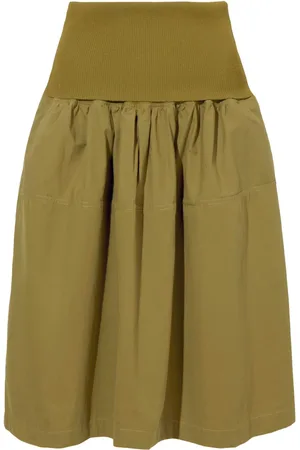 Proenza Schouler Pleated cotton skirt