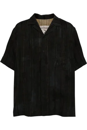 ZIGGY CHEN Striped linen shirt