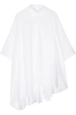 YOHJI YAMAMOTO Asymmetric short-sleeve shirt