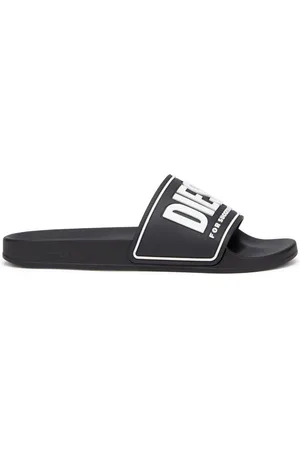 Diesel Sa-Mayemi Cc logo-embossed slides
