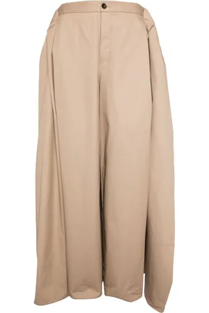 Puppets and Puppets Draped straight-leg trousers