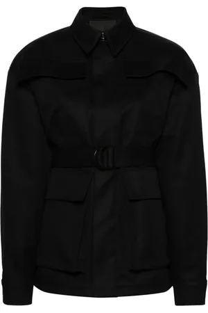 WARDROBE.NYC Drill belted parka