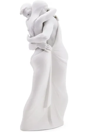 LLADRÒ Just You And Me matte porcelain sculpture (49cm x 19cm)