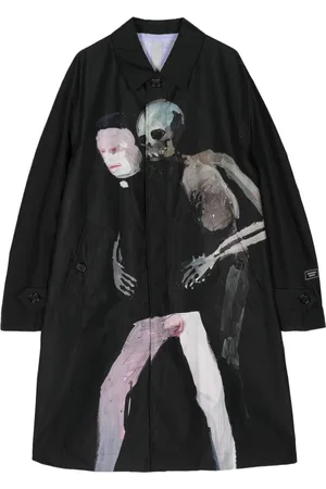 UNDERCOVER Graphic-print parka coat