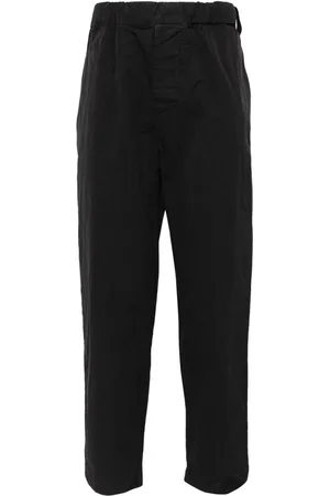 CASEY CASEY Elasticated-waistband cotton joggers