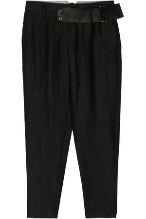 YOHJI YAMAMOTO Belted tapered trousers