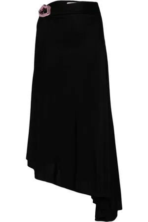 Sonia by Sonia Rykiel Mouth-detail asymmetric skirt