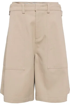 SYSTEM Straight-leg cotton bermuda shorts