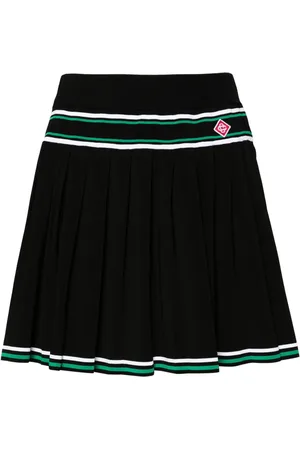 Casablanca Striped pleated skirt