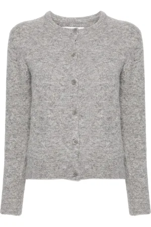 Proenza Schouler White Label Winnie ribbed-knit cardigan - Grey