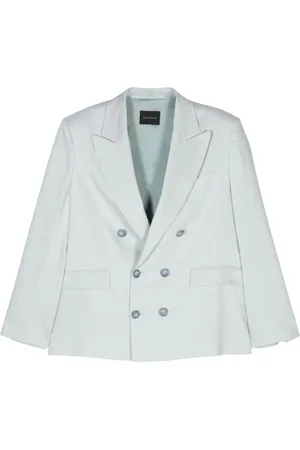 The Andamane Linen-blend double-breasted blazer