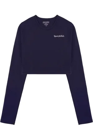 Sporty & Rich Logo-print long-sleeve T-shirt