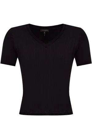 RAG&BONE V-neck ribbed T-shirt