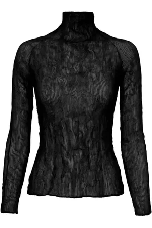 Issey Miyake Plissé high-neck top