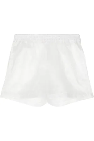 WALTER VAN BEIRENDONCK Floral-jacquard satin shorts