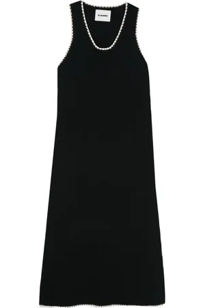 Jil Sander + knitted maxi dress