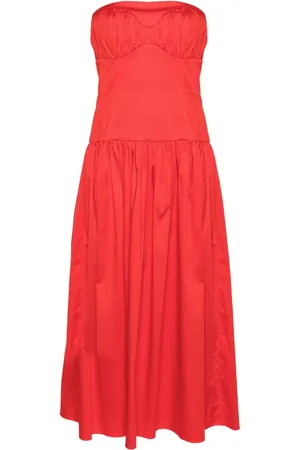 TOVE Lauryn strapless midi dress