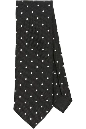 Tom Ford Polka dot-jacquard silk tie