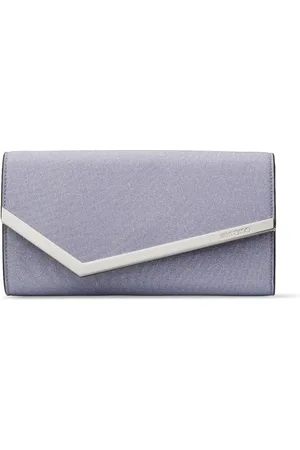 Jimmy Choo Emmie glitter clutch bag