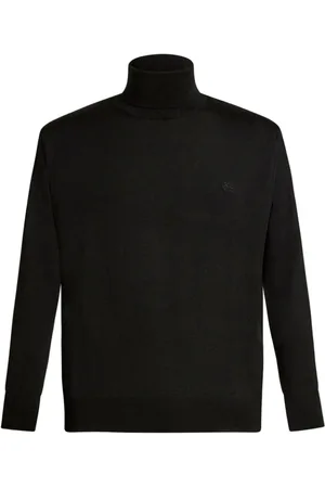 Etro Pegaso-appliqué wool jumper