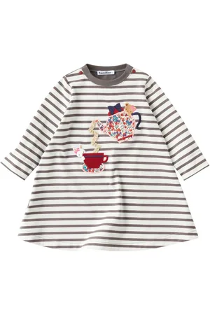 Familiar Embroidered motif cotton dress