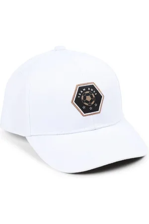 BOSS Kidswear logo-appliqué cotton baseball cap - Black