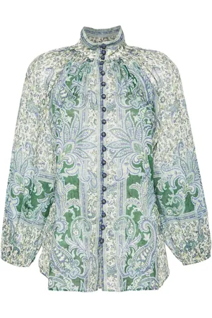 ZIMMERMANN Ottie paisley-print blouse
