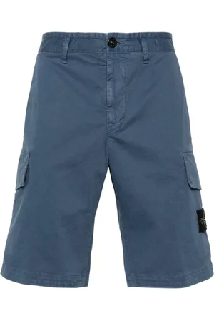 Stone Island Compass-badge cargo shorts
