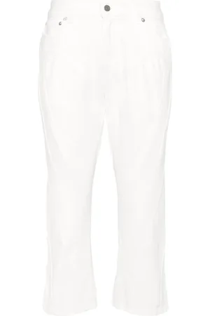MUGLER Seam-detail straight-leg jeans