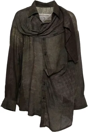 ZIGGY CHEN Deconstructed long shirt