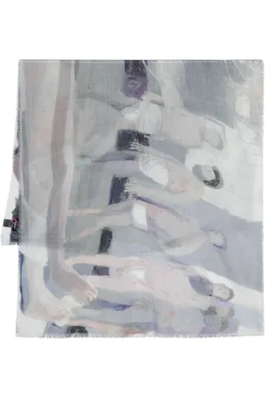 UNDERCOVER Graphic-print scarf