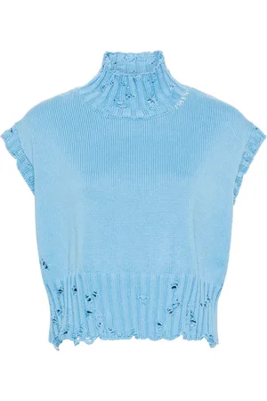 Marni Distressed roll-neck top