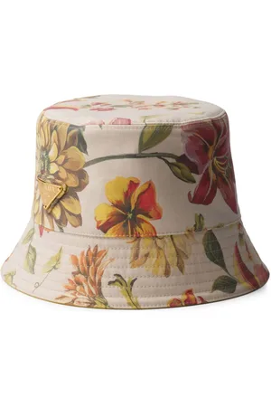Prada Floral-print reversible bucket hat